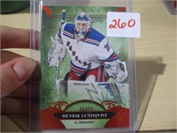 Henrik Lundqvist 31/75 2020 Upper Deck Card .