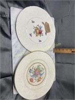 Vintage floral wedgwood and cake plate