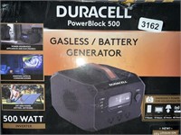 DURACELL POWER BLOCK 500 RETAIL $400