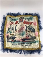 VTG U.S. Navy "Mother" Pillowcase Great Lakes