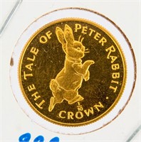 Coin 1/10th Ounce .999 Gibraltar Peter Rabbit Coin