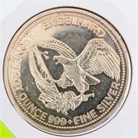 Coin 1 Troy Ounce Engelhard .999 Silver Round