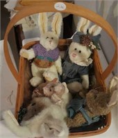 Boyd Bear Push bunnies in basket