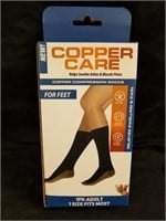 *NEW* Copper Care Compression Socks for Feet,