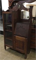 Antique Drop Front Desk Unit -Small 63" tall