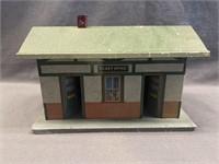 VINTAGE  11.5 INCH HORNBY TRAIN TINPLATE STATION