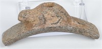 GRANITE BEAVER EFFIGY PLATFORM PIPE