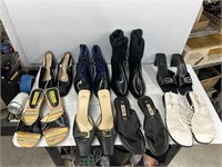 Women’s shoes sizes mostly range 9 1/2 - 10