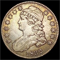 1832 Capped Bust Half Dollar NEARLY UNCIRCULATED