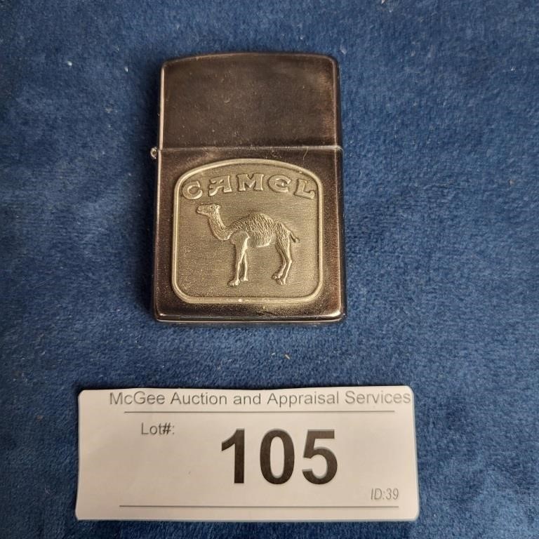 Camel Collection & Zippo Lighter Auction