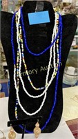 VINTAGE BEADED 5' NECKLACE - NOT DISPLAY