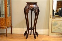 Chinese export rosewood plant stand