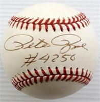 PETE ROSE #4250 AUTO BASEBALL