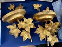 GOLD DECORATED SCONCES