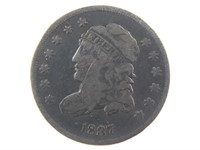 1837 Bust Half Dime, Small 5C