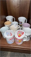 Coffee mugs- variety - shelf lot