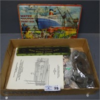 Litho Water Color Paint Box, Cookie Cutters