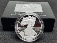 2023-S Proof Silver Eagle w/ Case & COA