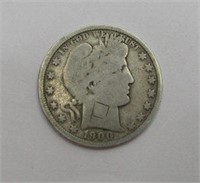 1900-O .90% Silver Barber Half Dollar