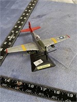 P-51  Mustang Miniture, 6" wing span, metal