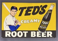 Ted’s Creamy Root Beer Metal Sign *Reproduction