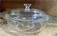 Lidded Pyrex Dish