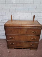 Vintage dresser with waterfall front
