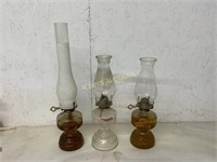 3 OIL LAMPS