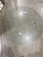 38' Round Glass Table Top