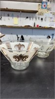 Vintage chips bowl, starlyte, anchor hocking