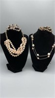Costume jewelry collection. Set includes for