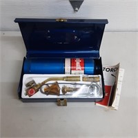 BernzOmatic propane torch kit in metal case