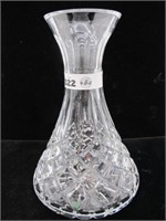 BEAUTIFUL WATERFORD VASE 9 INCHES TALL ENGRAVED