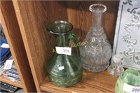 GLASS DECANTER W/ STOPPER - GLASS PITCHER