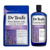 Dr Teals Lavender Foaming Bath and Salt Combo (1