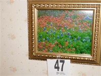 Framed print - field of flowers