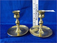 Brass coated candleholders