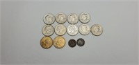 Sacagewea Dollars, Susan B Anthony Dollars, Dimes