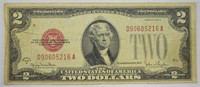 1928 TWO DOLLAR RED SEAL