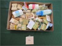 Box of Trial size soap