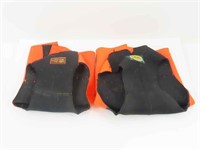 Orange Hunting Dog Vests (1-large, 1-xlarge)