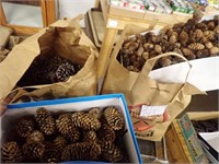 (2) Bags Of Pine Cones