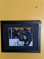 PENS ACTION SHOT ON GOAL FRAMED PICTURE NUMBER 9