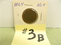 1864 2 Cent Piece AG-8
