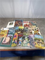 Vintage comics, origins of comics books, and