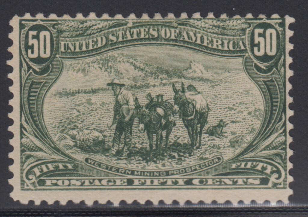 US Stamps #291 Mint without gum, fresh and Fine