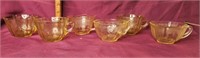 Depression glass cups