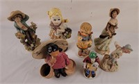 Vintage Ceramic Figure Lot: Napco, Occupied Japan