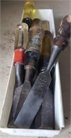 Bunch of Chisels and Drill Bits
