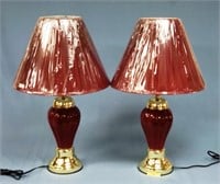 2 Table Lamps From the Top Shelf 27"